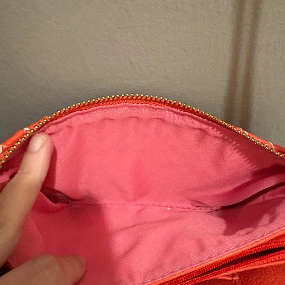 Elegant Coral Crossbody Bag